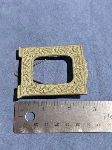 Victorian Cast Metal (Brass or Bronze) Stand Picture Frame Marked 13 (PL4) - Picture 10 of 11