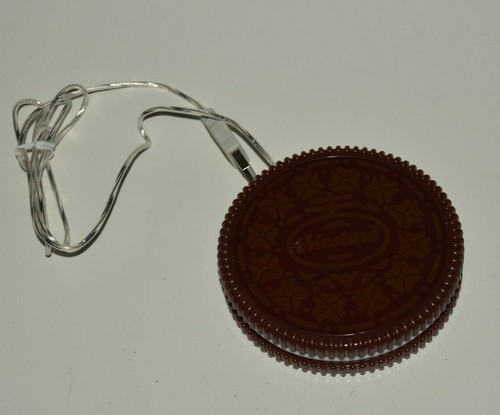 Nice Working Mustard Cookie Shaped USB Coffee Mug Cup Warmer Gets Hot - Picture 2 of 5