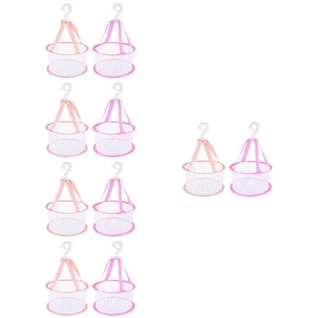 10 pcs Collapsible Laundry Baskets Hanging Drying Hanger Sweater Dryer Basket 10 pcs Collapsible Laundry Baskets Hanging Drying Hanger Sweater Dryer Basket