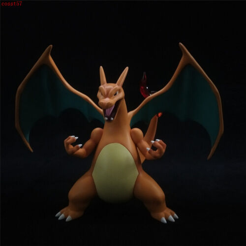 Nuova statua in resina mostro cartone animato Charizard due colori modello giocattolo regalo 23 cm - Foto 4 di 21