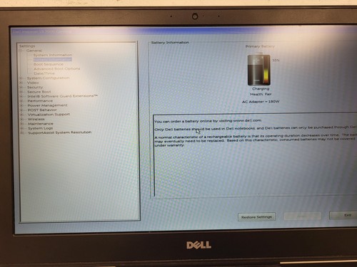 Dell Inspiron 15 7000 Gaming i5-7300HQ 2.5ghz 8GB RAM 256GB SSD Charger 7WZVZ32 - Picture 23 of 23