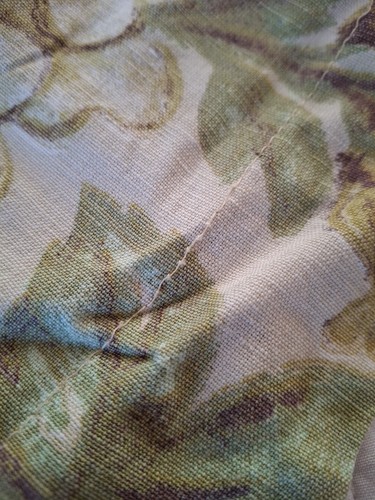 Pottery Barn Linen Giorgetta Floral Bird Full/Queen Duvet Cover 4 Shams READ - Picture 14 of 14