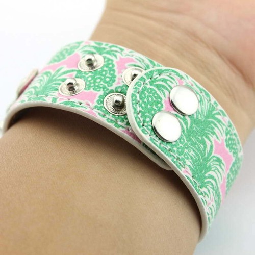 Snap Cuff Bracelet - Silver or Gold Plated - Picture 9 of 55