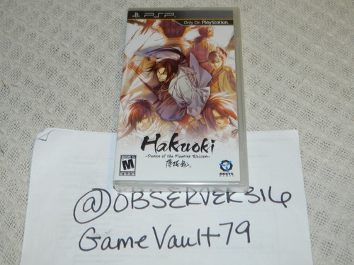 Hakuoki: Demon of the Fleeting Blossom (Sony PSP, 2012) NEW SEALED - Picture 1 of 7