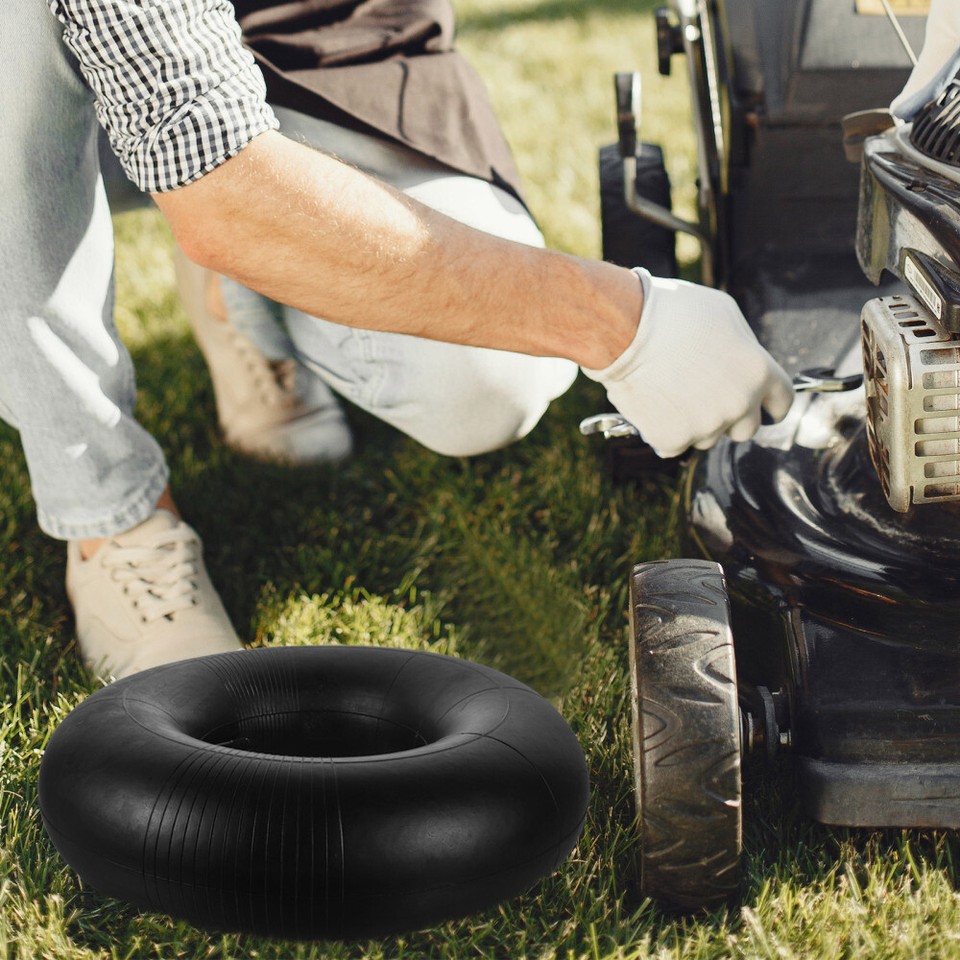 2 Pcs Pneumatic Inner Tubes Rubber Inner Tube Tire Tube Lawn Mower