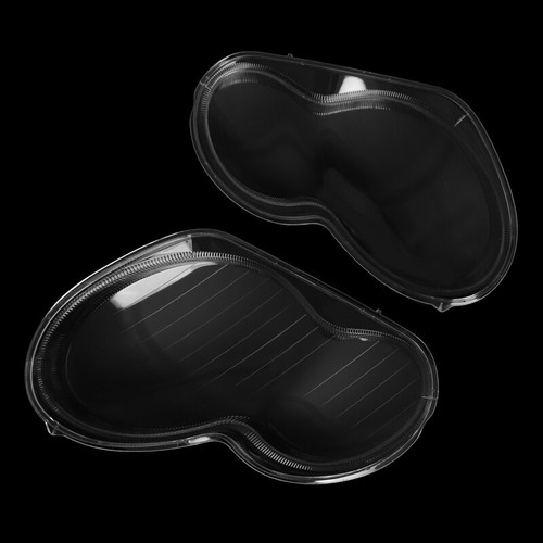 For Mercedes Benz 2001-07 W203 C-Class Pair Headlight Headlamp Clear Lens Cover - Picture 12 of 13