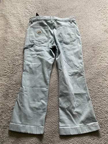 Lee Women Mid-Rise Crop Jeans Blue Size 12 (32 x 25) - Picture 9 of 12
