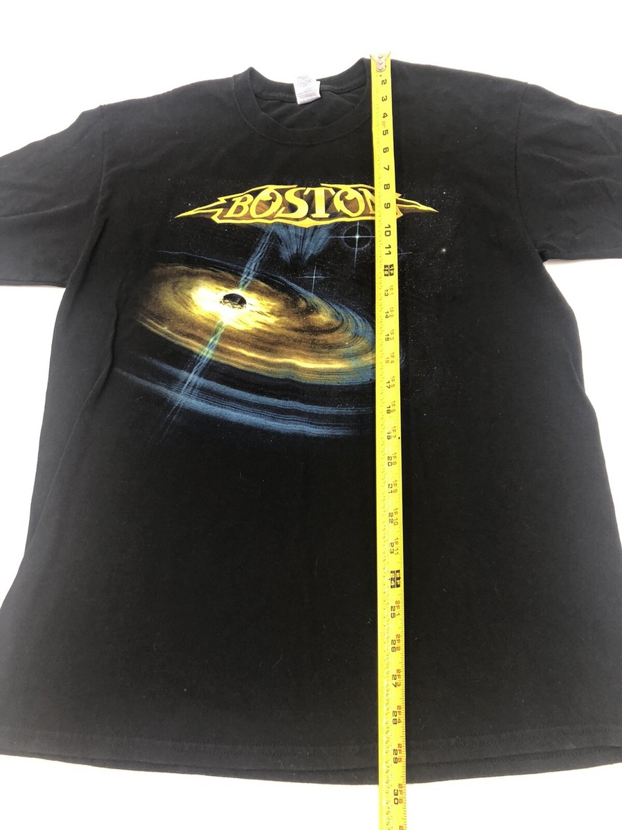 Vintage Boston Shirt Mens L Black Rock Band 2015 Tour Vintage Boston Shirt Mens L Black Rock Band 2015 Tour