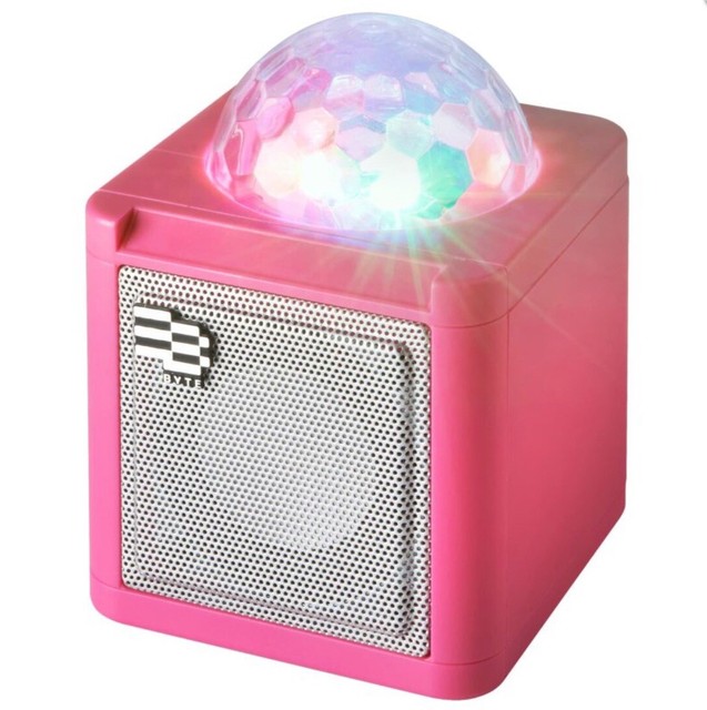 Disco Ball Karaoke Speaker With Microphone Bluetooth by Byte .pink .new