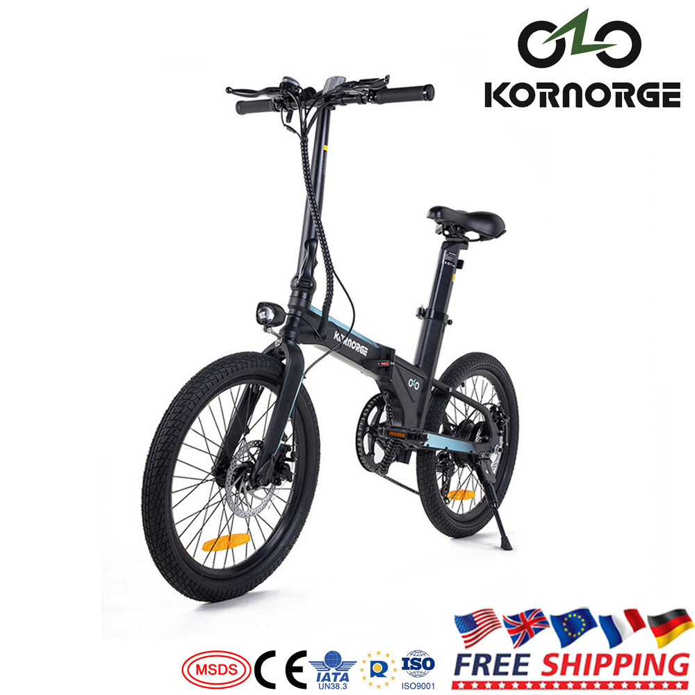 Electric City Bicycle Adults 20 Commuter E Bike Shimano 7 Speed