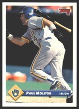 Paul Molitor #75 1993 Donruss  Milwaukee Brewers
