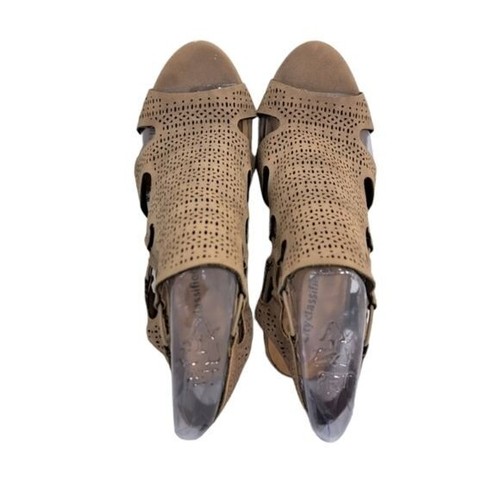 City Classified Damen hellbraun Sommer Blockabsatz Suka-S Größe 9M - Bild 5 von 11