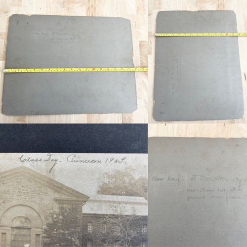 Rare LARGE Princeton University Graduation Day 1909 Cabinet Card Photograph - Picture 3 of 12