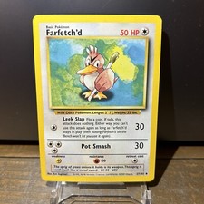 Farfetch'd Base Set 1999 27/102 Pokémon TCG LP Vtg