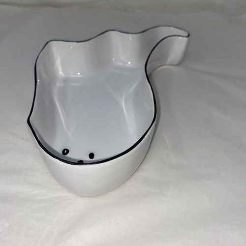 STARBUCKS BARISTA GHOST HALLOWEEN CANDY BOWL DISH 2003 Gift - Picture 6 of 9