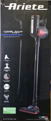 Ariete 2759 Handy Force Aspiradora 2 En 1 Fuerte Con Filtro HEPA