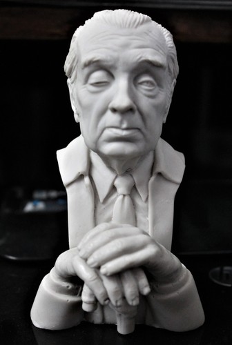 BORGES JORGE Resin 5" BUST WRITER ARGENTINA  books Argentino ALEPH TANGO WRITER - Picture 3 of 24