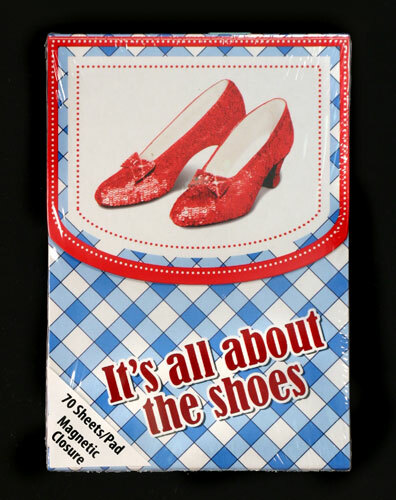 New -Lot of 3- It's All About the Shoes Magnetic Wizard of Oz Notepads by Vandor - Picture 1 of 4