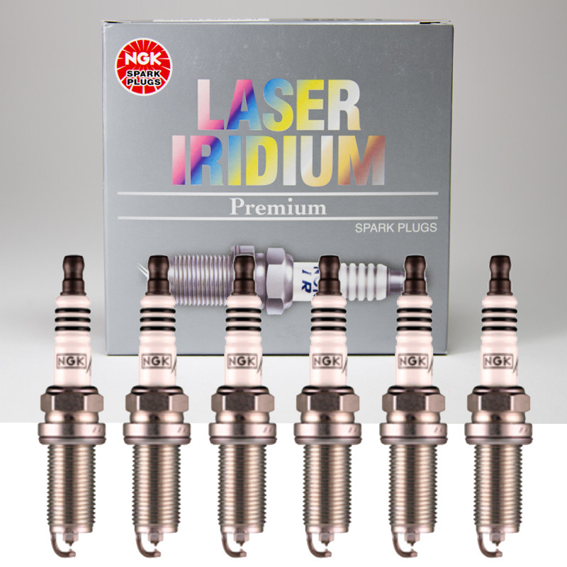 NGK Laser Iridium Spark Plugs DFH6B11A 6858 Set of 6 for Lexus