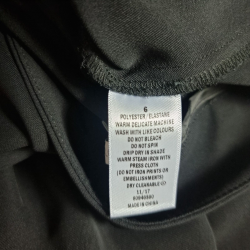 Target Womens Pants Size 6 Black Stretch Knit High Rise Wide Leg Ladies - Bild 15 von 16