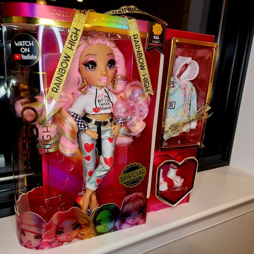 🌟Rainbow High Fashion Doll🌟 Kia Hart Pink Valentines Exclusive Heart Clothes! - Bild 1 von 4