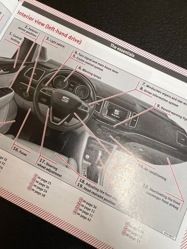 SEAT ALHAMBRA OWNERS PACK / HANDBOOK / MANUAL WITH WALLET 2015-2019 (2017)! - Picture 5 of 6