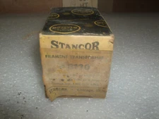 Vintage Stancor P-8130 Filament Transformer 12.6VCT 2A For Tube Amps