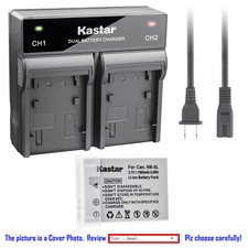 Kastar Battery AC Rapid Charger for Canon NB-5L NB5LH Digital IXUS 850 IS 850IS
