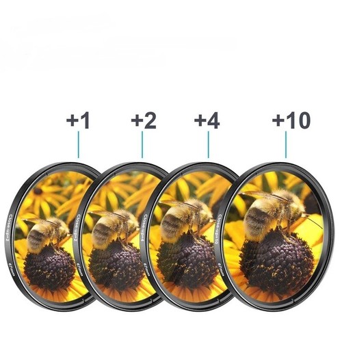 49-77MM Universal MACRO CLOSE UP Lens 4 Filter Kit Set +1+2+4+10 NEW with Case - Picture 2 of 16