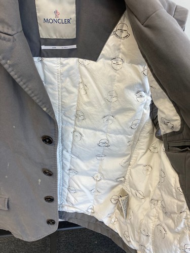 $995 Moncler V Visvim Light Gray Vest sz 3 - Picture 10 of 12