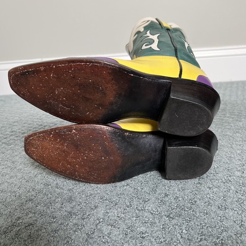 RARE Prototype Lucchese 7 B Custom Western Cowboy Boots Easter Mothers Day Gift - Picture 7 of 13