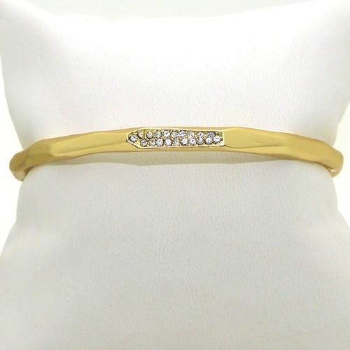 Pave matter Armreif in Gold breit & schmal Ipp Designer inspiriert - Bild 2 von 8