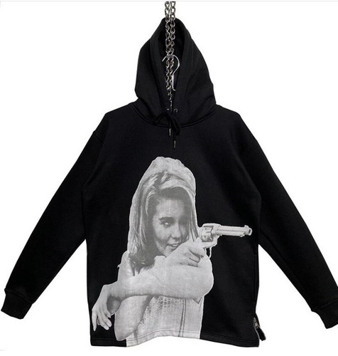 Pythia Girl With A Gun Hoodie (Ann Margaret) Size M Medium *IN HAND* - Picture 1 of 4