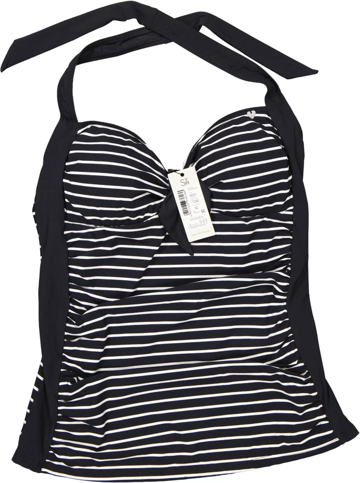 NEU! Shortstories Sanetta Damen Tankini schwarz weiß gestreift Gr. 38 - Bild 1 von 4