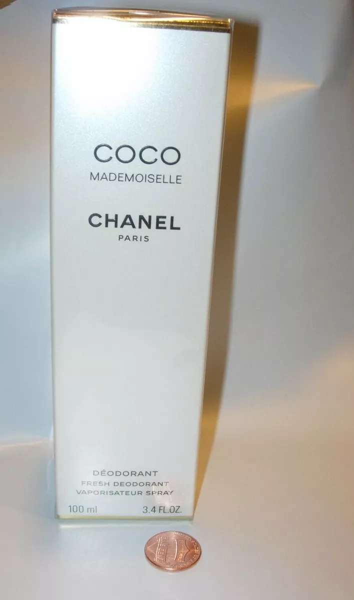 WOMENS CHANEL COCO MADEMOISELLE PERFUME SCENTED BODY DEODORANT SPRAY 3.4 OZ