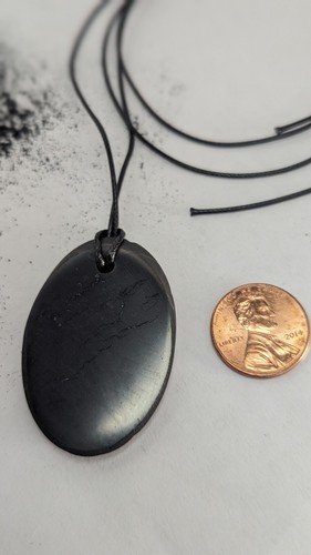 Pendant shungite Fresh And Alive Product EMF protection From Russia. - Picture 7 of 8