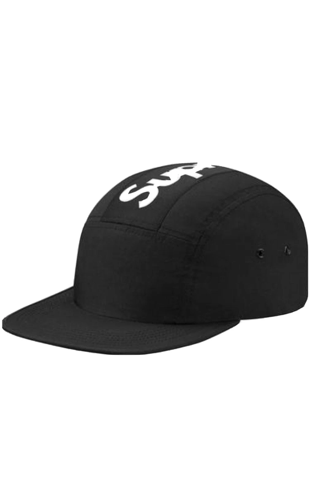 Casquette de camp Supreme Top Stripe noire 2017 SS17H15 neuve avec étiquette 100% authentique