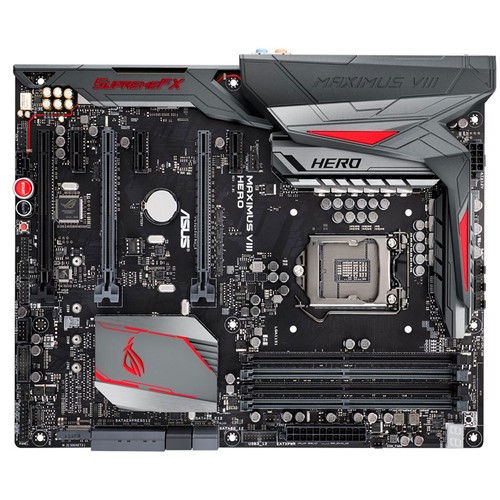 LGA 1151 ASUS ROG MAXIMUS VIII HERO DDR4 RAM SATA 3.0 PS/2 M.2 HDMI USB 3.0 - Picture 3 of 23