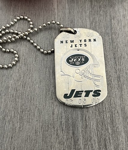 Vintage New York Jets Bandanas Set Of 2 & Dog Tag - Picture 2 of 7