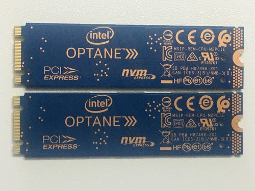2 pcs Intel Optane Memory M10 SSD M.2 2280 16GB MEMPEK1J016GAL PCIe3.0 3D Xpoint - Picture 2 of 9