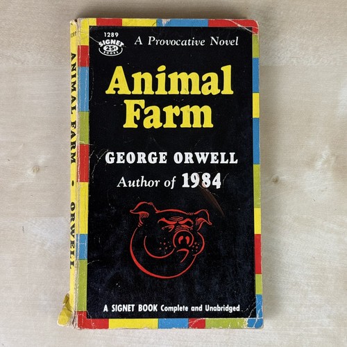 Animal Farm George Orwell 1st Printing Paperback Book 1956 Signet Vintage