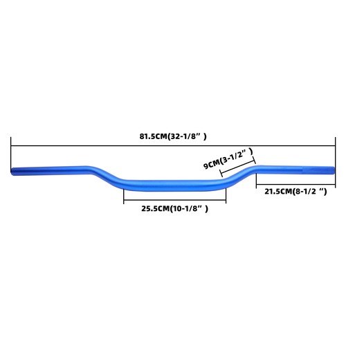 1-1/8" 28mm Fat Bar Dirt Bike Handlebar For Yamaha WR250F WR250R WR450F WR155R - Picture 30 of 50