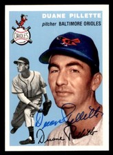 1994 Topps Archives Baseball #107 Duane Pillette 1954 Reprint Signed Auto