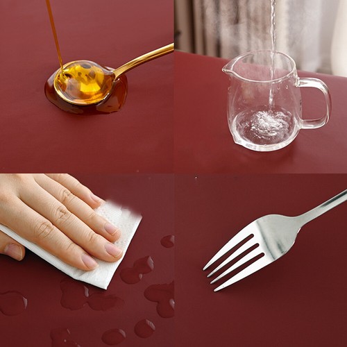 Waterproof Desk Cover Rectangula Tablecloths Oilproof Table Cover Desk Cloth - Picture 11 of 24