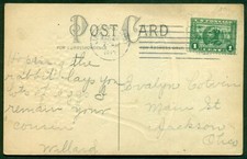 SCOTT # 397 ON POST CARD, USED, GREAT PRICE!