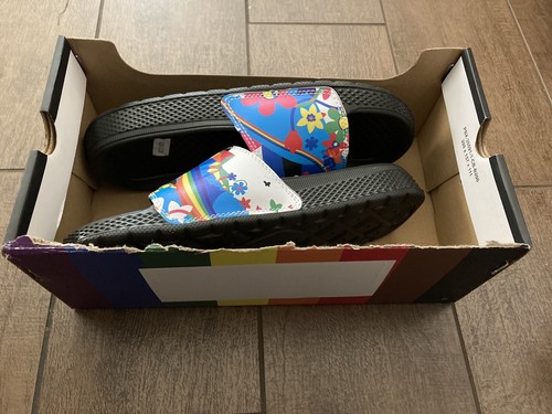 CONVERSE CHUCK TAYLOR ALL STAR PRIDE SLIDE SLIPPER Italy Blue Black 170825C - Picture 10 of 10