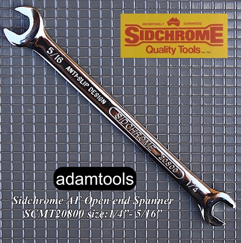 new - Sidchrome AF Open end Spanner (one only) size from 1/4" to 1" - Picture 3 of 9