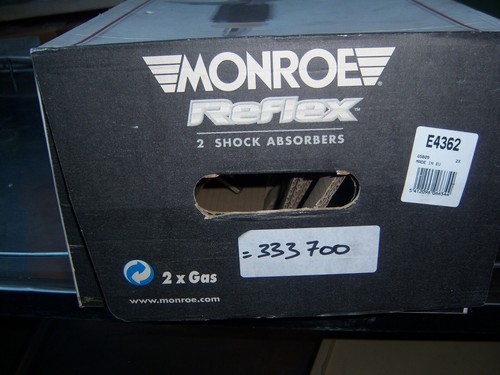 Shock Absorbers Front Gas for Ford Ka 3 Doors Monroe Ref E4362 - Picture 3 of 3