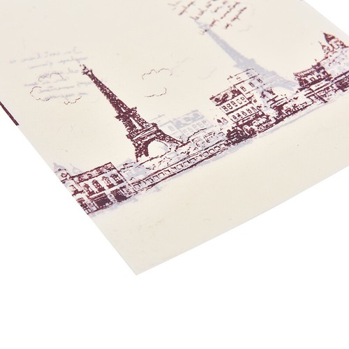 100pcs Yellow Eiffel Tower Packaging Bags Plastic Shopping Bags With Handle j0 - Picture 10 of 12