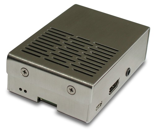 New Enclosure Stainless Steel Metal Case Box for Raspberry Pi 2 and B+ , Europe - Foto 4 di 11